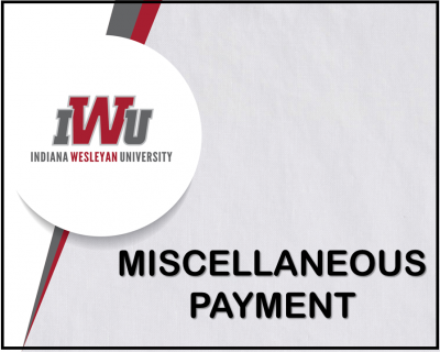 IWU Misc Payment